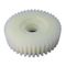 High Durability Plastic Gear Moulding White Color Custom Made LKM Mold Base