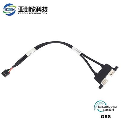 Customized Plastic Injection Molding Parts Adapter Cable SGS Certificate