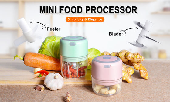 Kitchen Food Chopper Elétrico Mini USB Carregamento Processador de Alimentos Vegetal