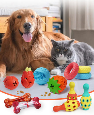 Fabricante, por grosso, brinquedos para cães de mascar de cor laranja, verde, azul